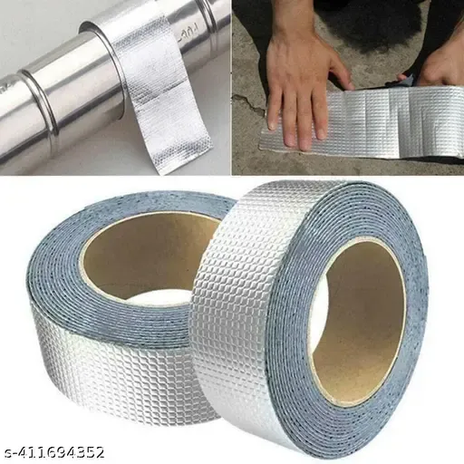 ২ পিস Flex Tape Rubberized Aluminum Waterproof Tape(দৈর্ঘ্য ১০+১০=২০ ফিট, প্রস্থ ২ ইঞ্চি)